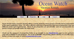 Desktop Screenshot of oceanwatchtybee.com